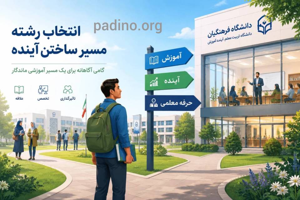 انتخاب رشته فرهنگیان و اصول آن-پادینو